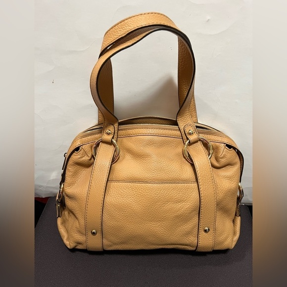 Michael Kors Pebbled Leather Satchel Bag - Picture 4 of 16